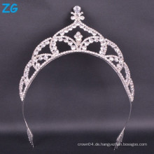 Neue Design kleine Kristall Prinzessin Tiara für Mädchen, Großhandel Festzug Kronen, gefrorene Handschuhe Krone, Elsa Krone